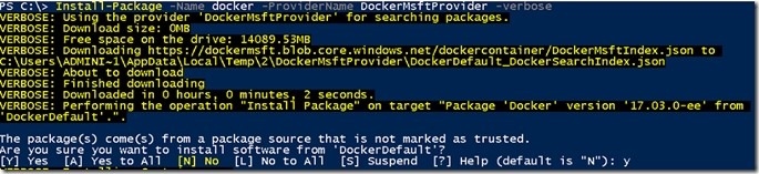install Docker service