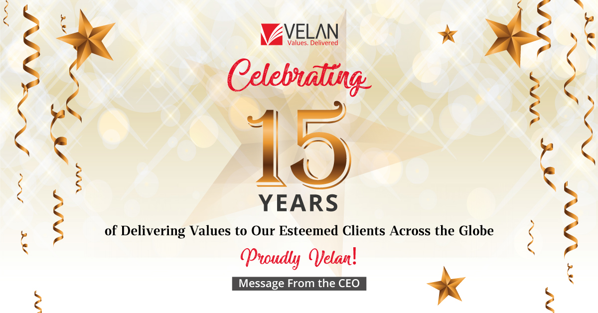 15th anniversary celebration at Velan